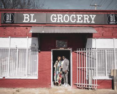 When it opens in March, the BL Grocery will offer a variety of fresh produce and meats from local farms, according to owners Ursula Martin and Jerrell Spencer. The store is on Valse Road in the South Memphis neighborhood of Hamilton. Photo by Andrea Morales for MLK50.